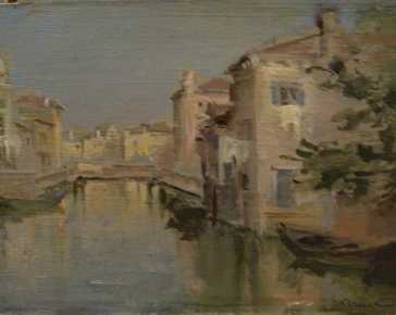 Bruno Martini - Un canale della Giudecca, Venezia